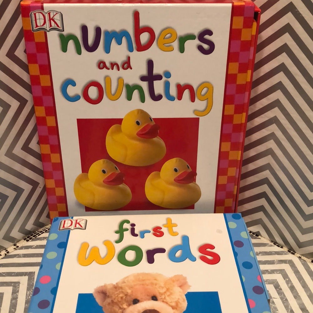 Numbers & counting +First words  Flash cards